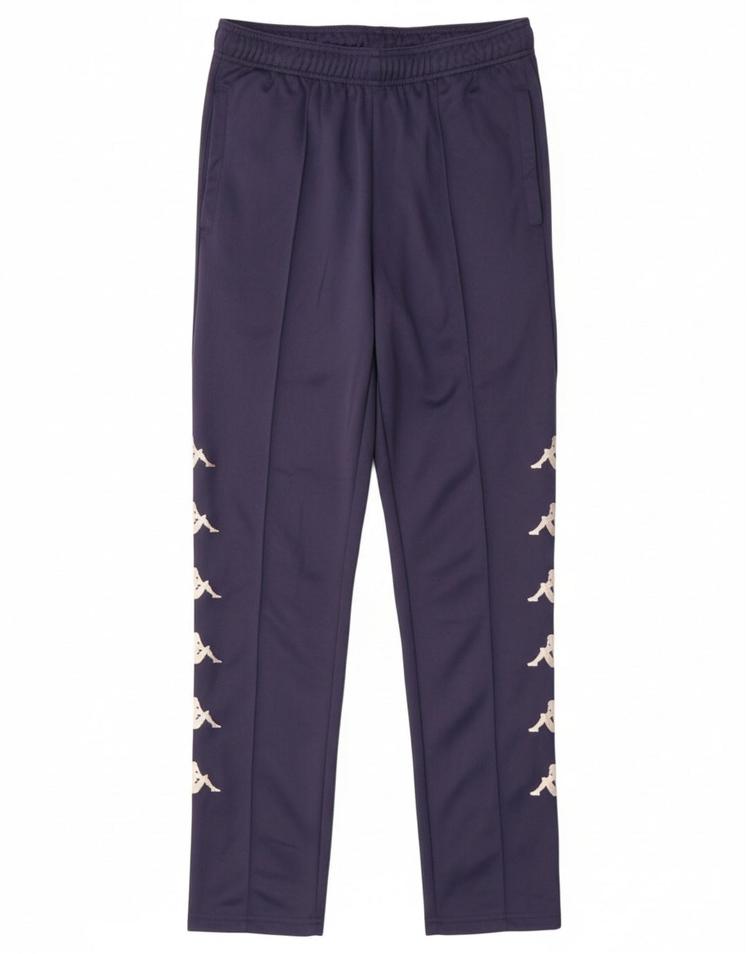 KAPPA Mens Graphic Tracksuit Trousers Joggers Small Navy Blue Polyester