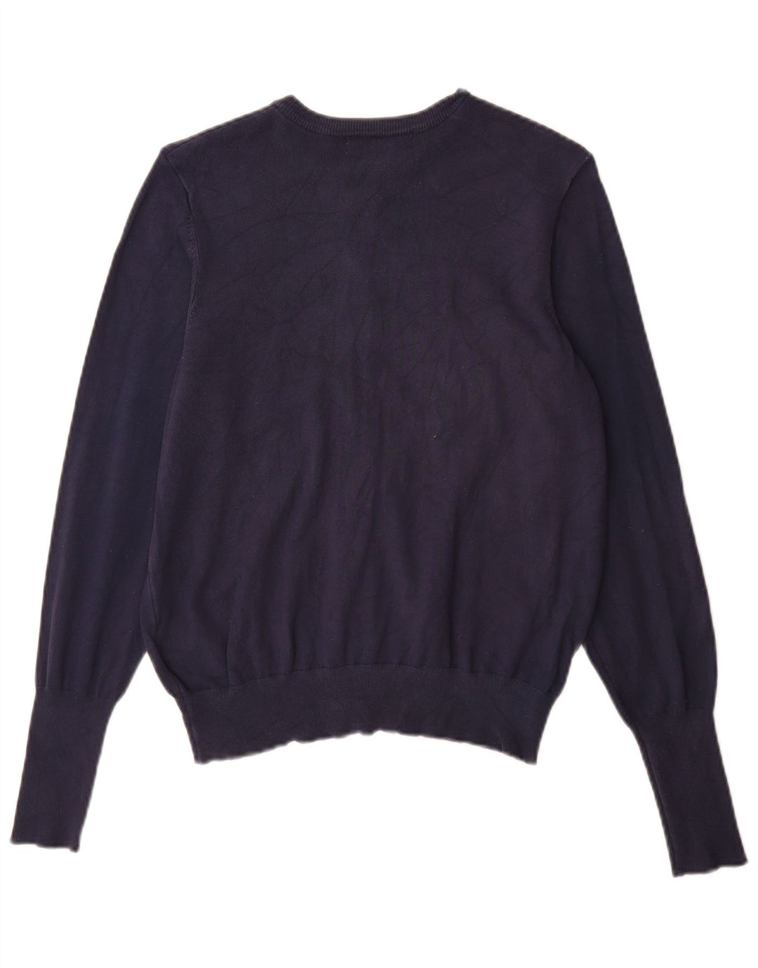 Maglione cardigan da donna Marks & Spencer UK 14 Viscosa blu navy medio