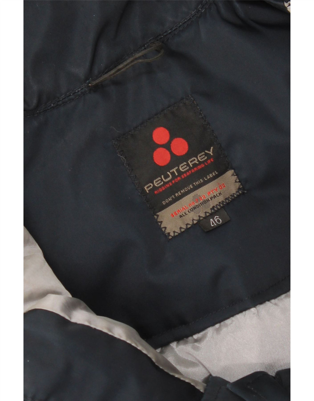 PEUTEREY Giacca Imbottita Donna IT 46 Large Blu Navy Poliestere