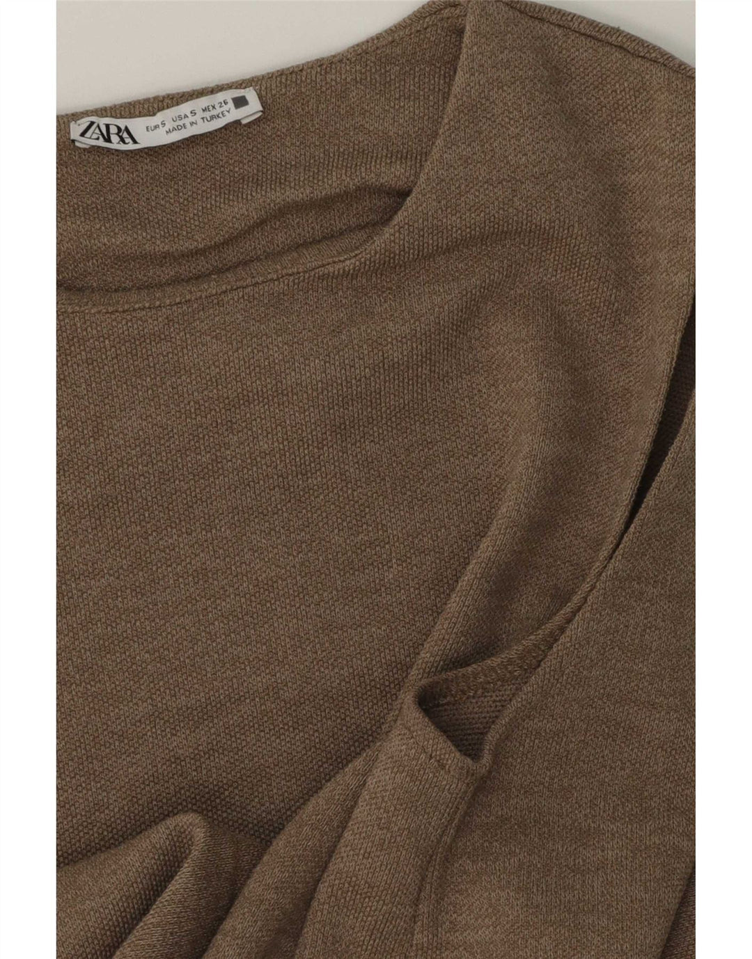 Canotta Donna Zara UK 10 Piccola Beige
