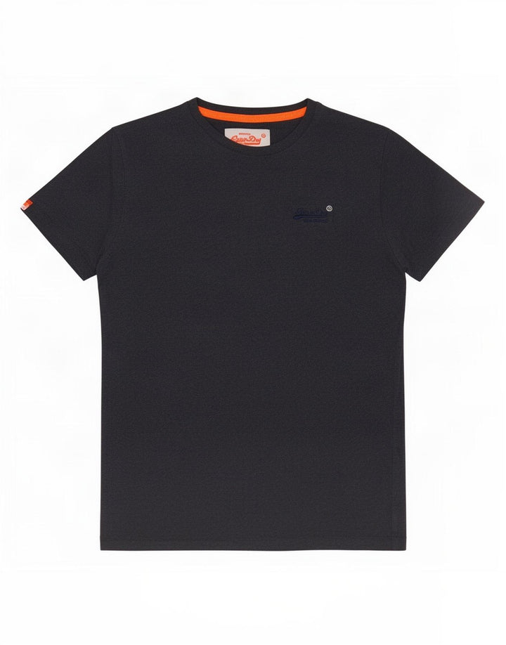 T-shirt da uomo Superdry Top Small in cotone grigio