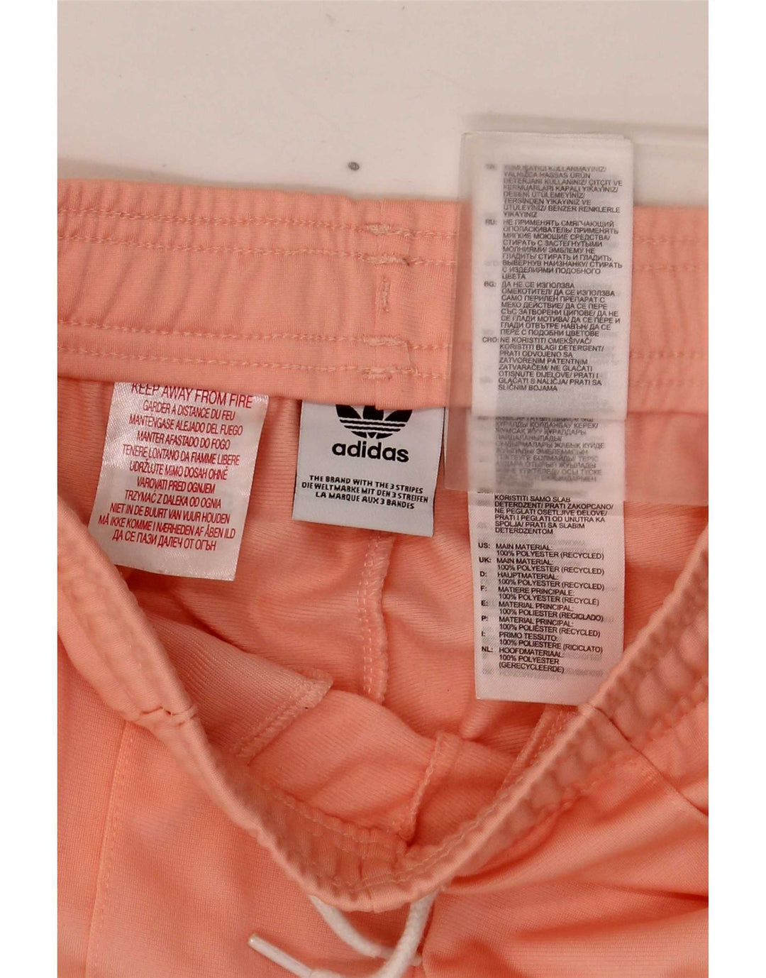 Pantaloni Tuta Adidas Bambina 11-12 Anni Poliestere Rosa