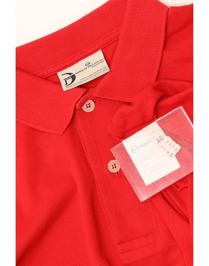 SERGIO TACCHINI Polo Uomo IT 46 Small Rosso Cotone