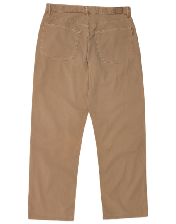 Pantaloni casual dritti da uomo Avirex W33 L29 in cotone beige