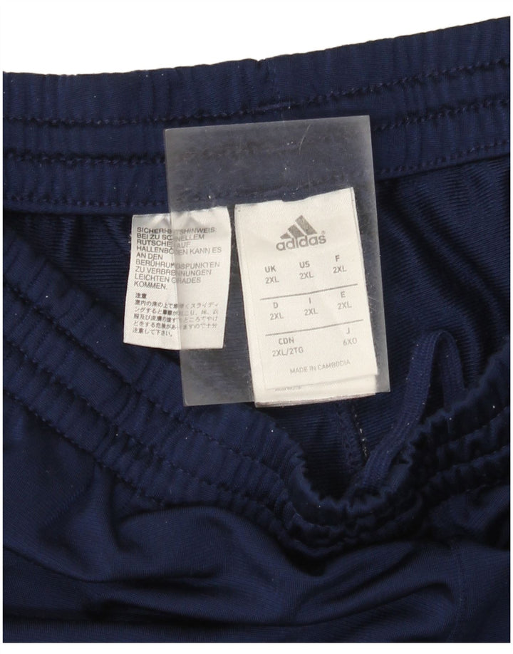 Pantaloni da tuta da uomo Adidas Joggers 2XL poliestere blu navy