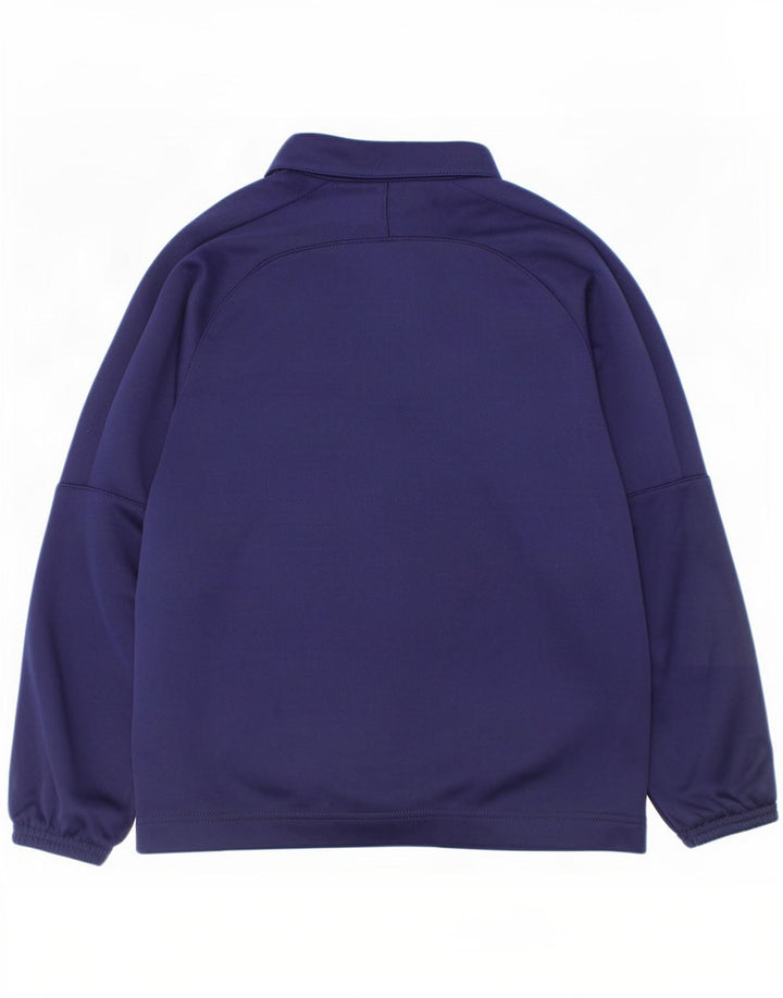 Giacca sportiva da ragazza Puma 7-8 anni in poliestere blu navy
