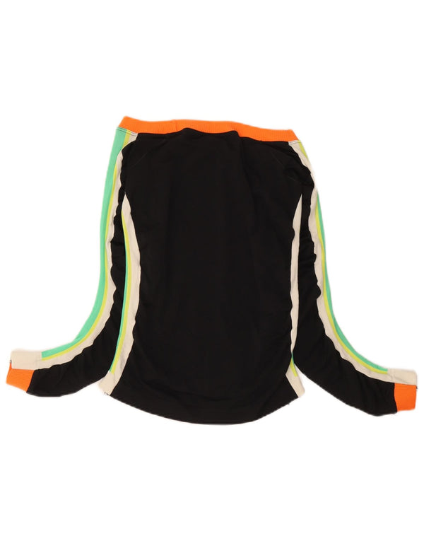Max & Co. Top da donna con spalle scoperte UK 12 Medium Black Colourblock