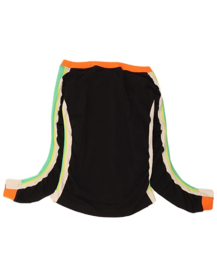 Max & Co. Top da donna con spalle scoperte UK 12 Medium Black Colourblock