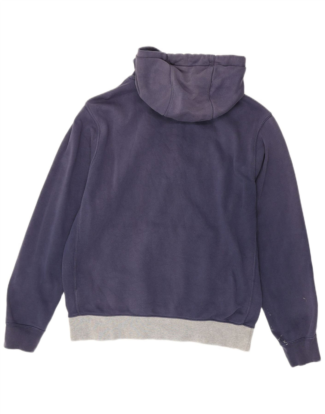 Felpa con cappuccio grafica Nike da uomo in cotone medio blu navy