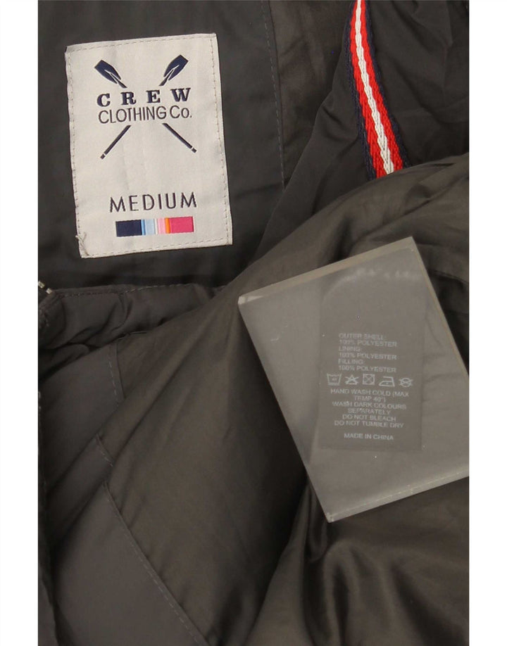 Crew Clothing Gilet imbottito da uomo UK 38 Poliestere grigio medio