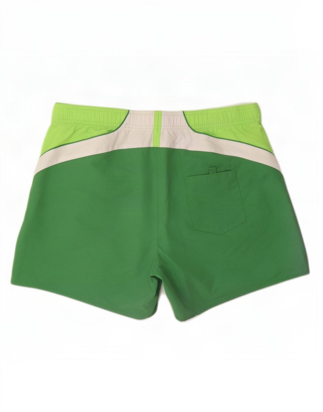 Pantaloncini da bagno da uomo Brugi XL verde in poliestere color block