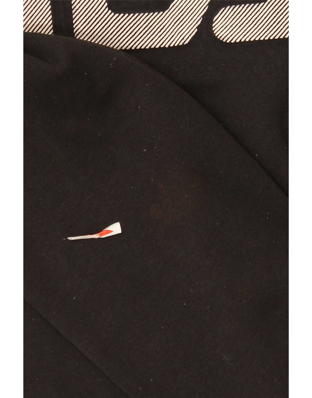 Felpa grafica da uomo Fila Maglione cotone nero medio