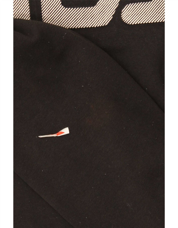 Felpa grafica da uomo Fila Maglione cotone nero medio