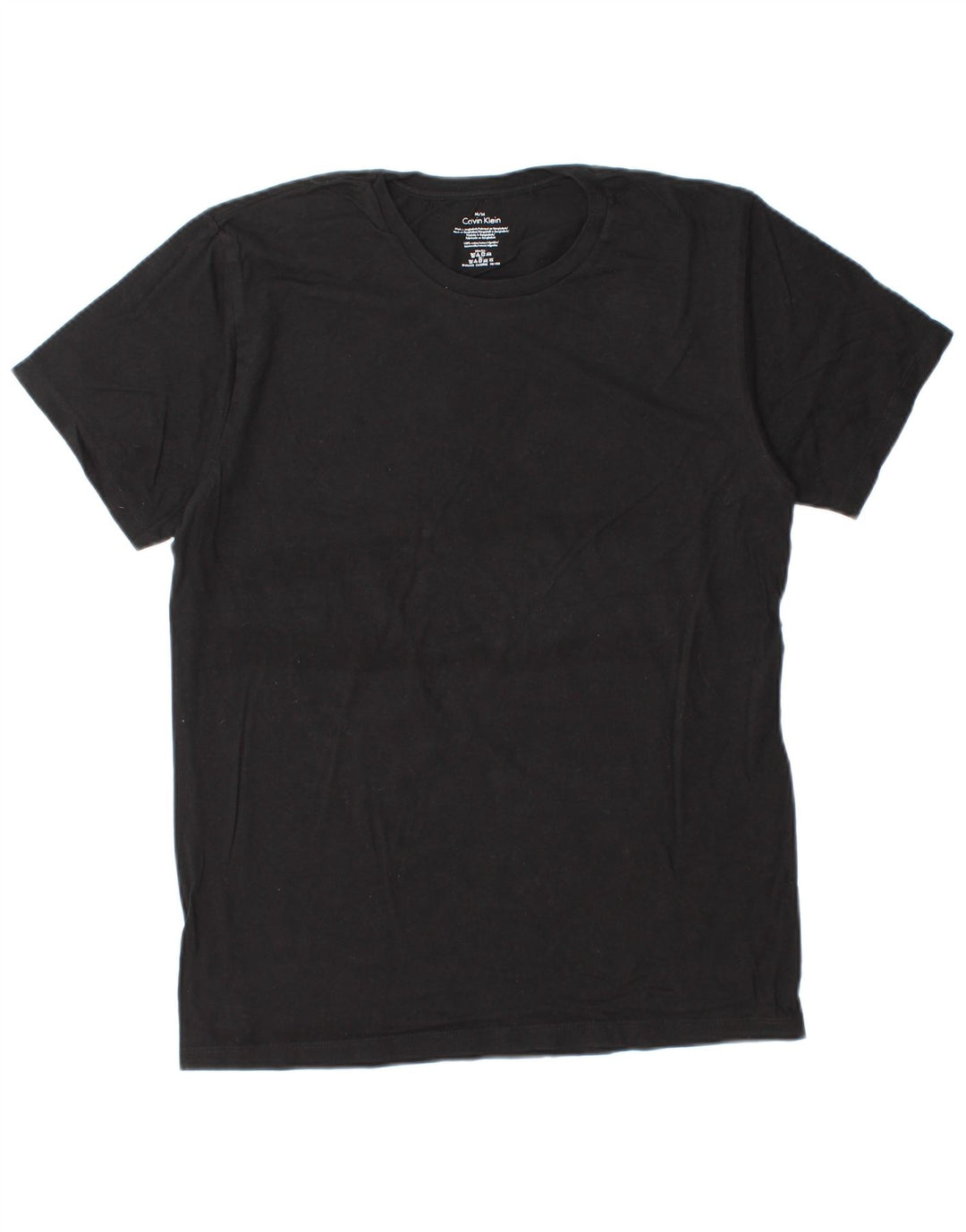 CALVIN KLEIN T-shirt da uomo Top medio cotone nero