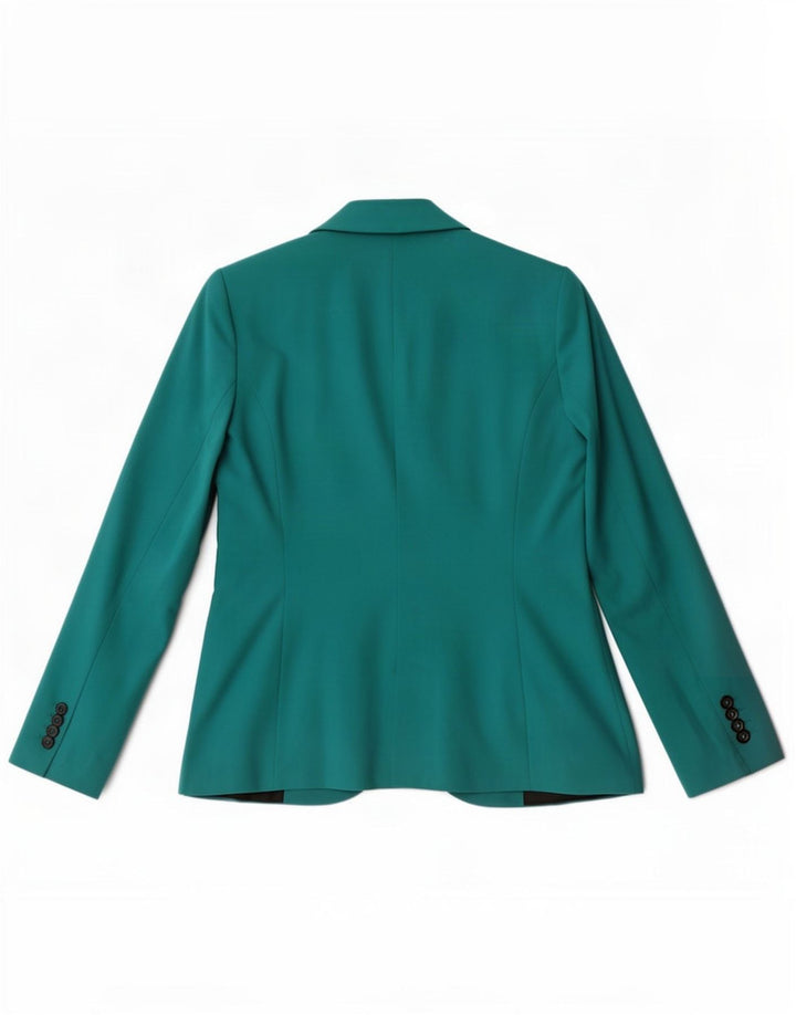 Giacca blazer a 1 bottone da donna Zara UK 14 grande turchese