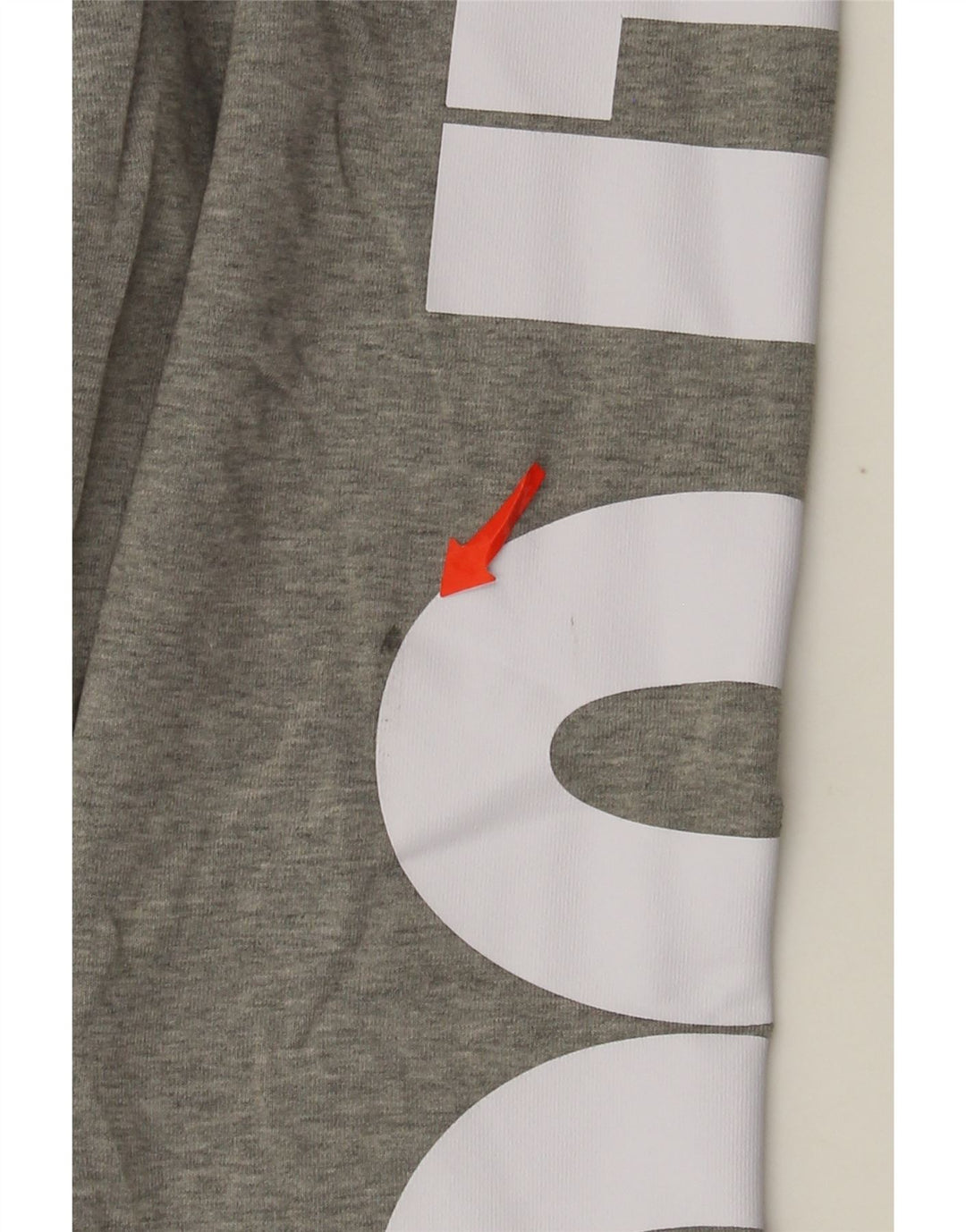 Leggings grafici da donna Nike UK 12 cotone grigio medio