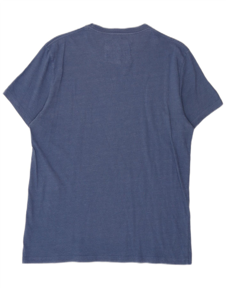 T-shirt grafica da uomo Jack Wills Top in cotone blu medio