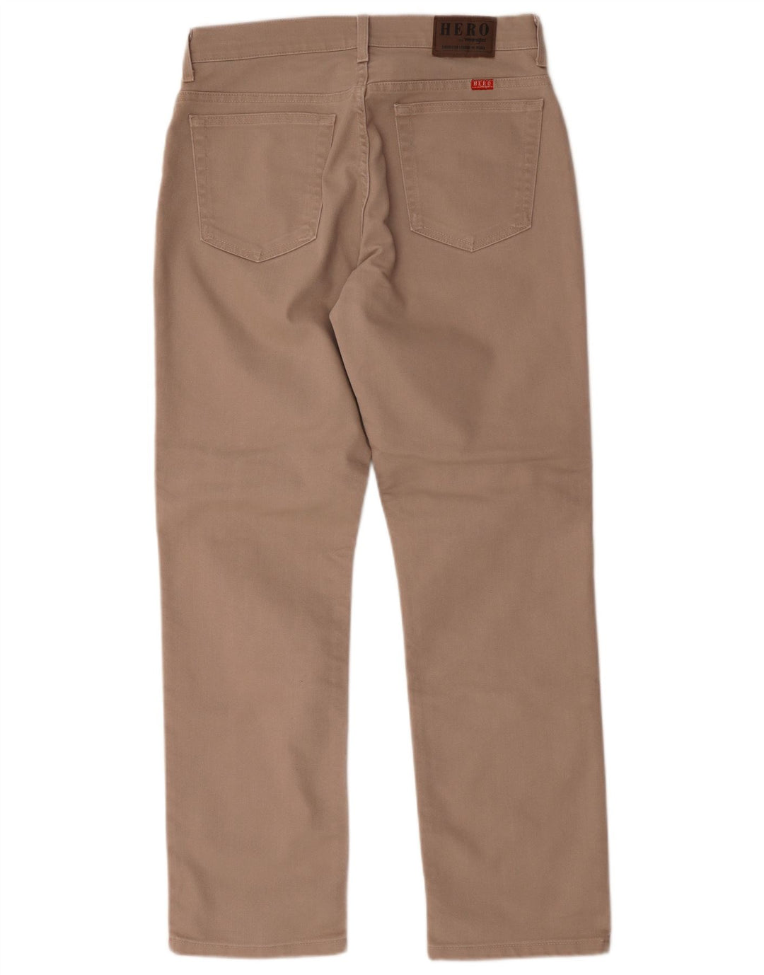 Jeans dritti da uomo Wrangler vestibilità regolare W36 L32 cotone beige