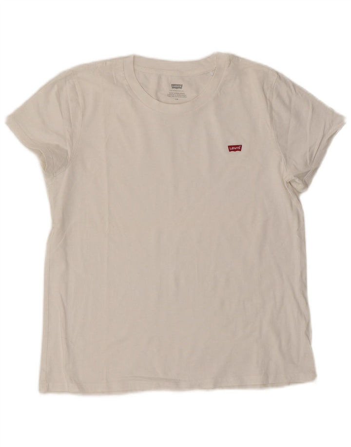 T-shirt da donna Levi's Top UK 14 grande bianca