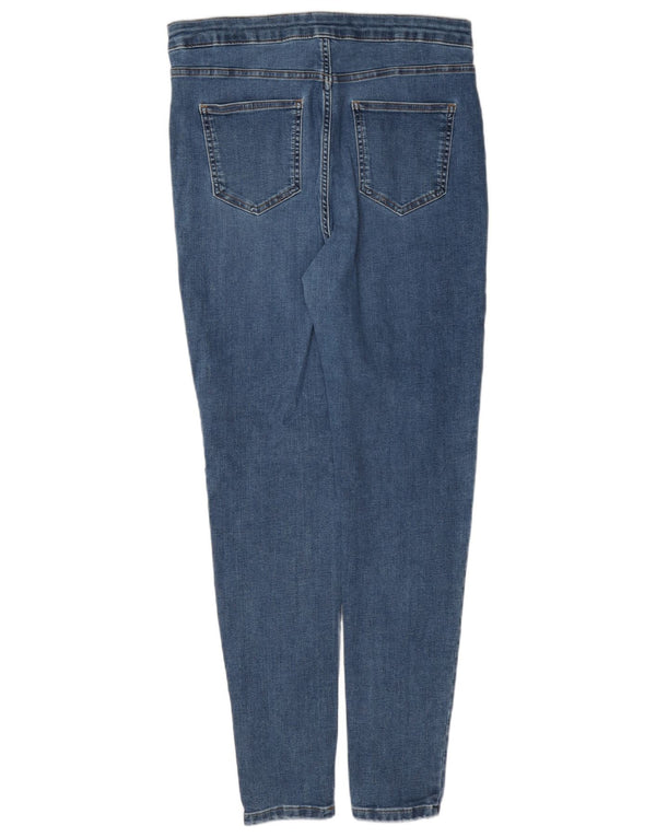 Jeans super skinny da donna Marks & Spencer UK 14 Large W32 L30 Cotone blu