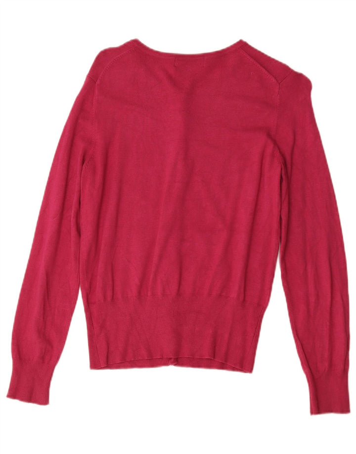 Maglione cardigan da donna Marks & Spencer UK 10 Small Pink Viscosa