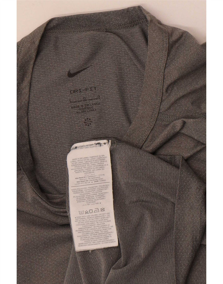 T-shirt Nike Dri Fit da uomo, grande, in poliestere grigio