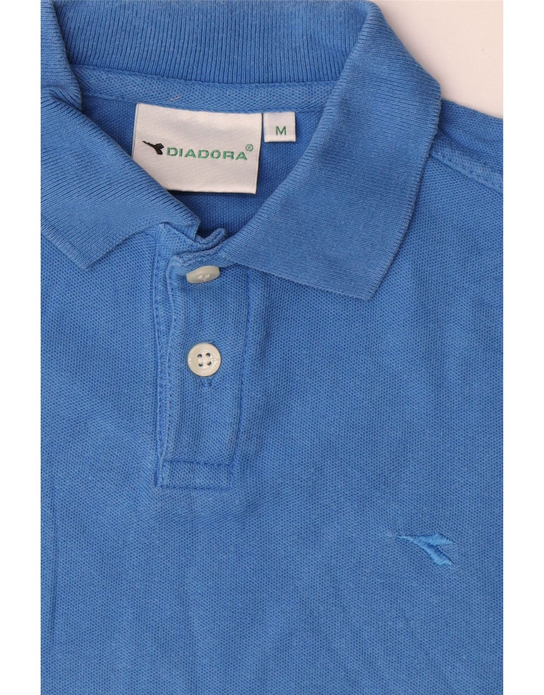 Polo DIADORA Bambino 7-8 Anni Blu Medio Cotone