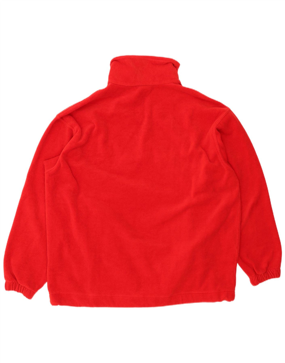 Maglione in pile da uomo con zip e collo ELLESSE 2XL rosso poliestere