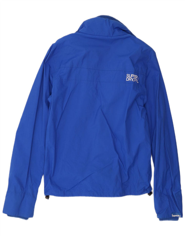 Giacca antipioggia da uomo Superdry UK 36 Small Blue Nylon
