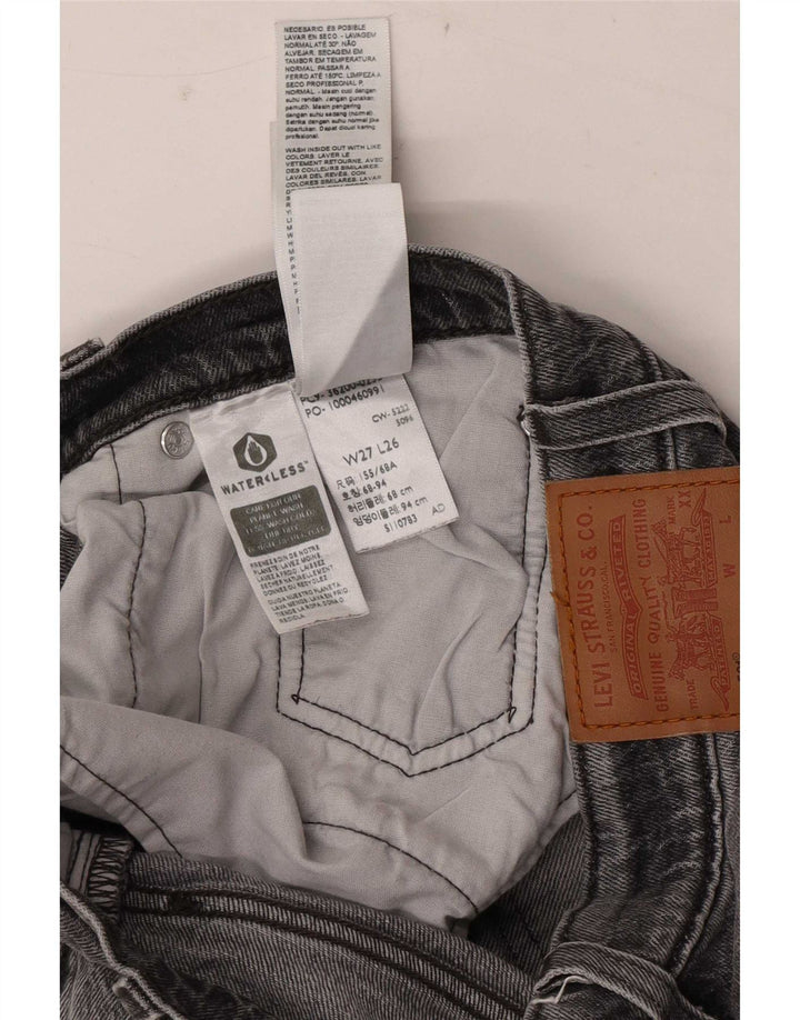 Jeans dritti Levi's 501 da donna W27 L26 cotone grigio