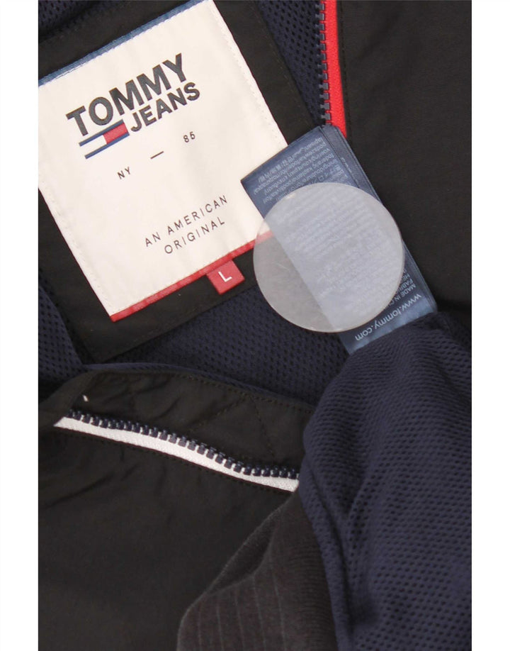 Giubbotto bomber da uomo Tommy Hilfiger UK 40 grande nylon nero