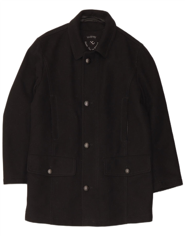 Soprabito Bugatti Uomo IT 48 Medio Lana Nera