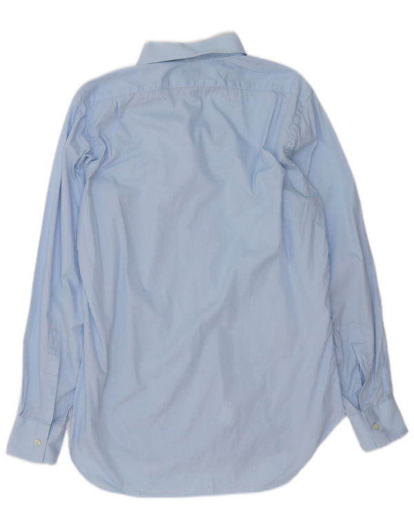 Camicia da uomo Dolce & Gabbana taglia 39 15 1/2 cotone blu medio
