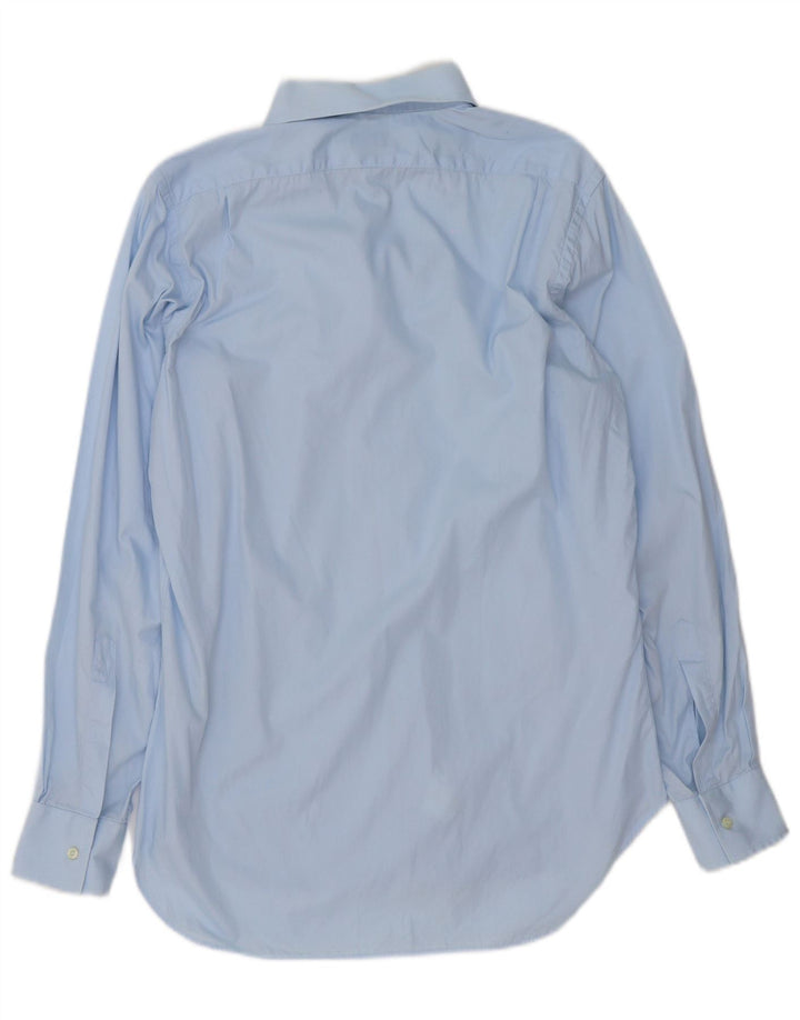 Camicia da uomo Dolce & Gabbana taglia 39 15 1/2 cotone blu medio