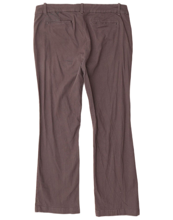 Pantaloni casual bootcut da donna Dockers UK 12 Large W36 L29 Cotone grigio