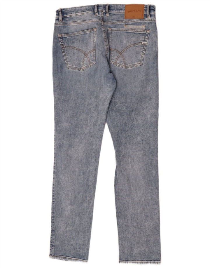 Jeans slim da uomo Gas W33 L32 cotone blu