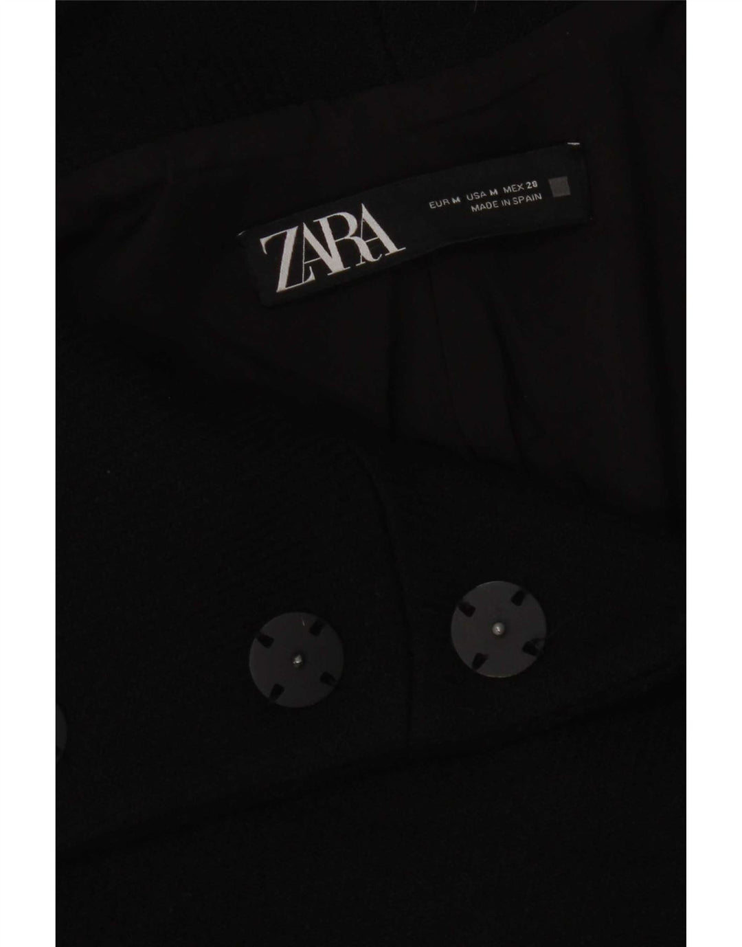 Cappotto oversize da donna Zara UK 14 medio nero
