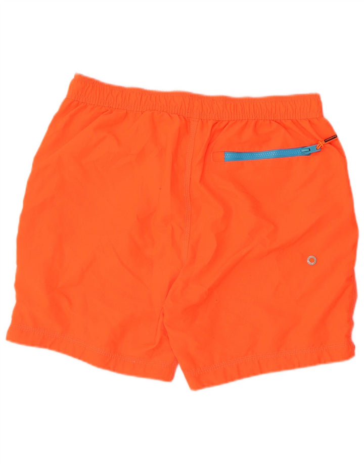Pantaloncini da bagno grafici da uomo Superdry XL arancione poliestere