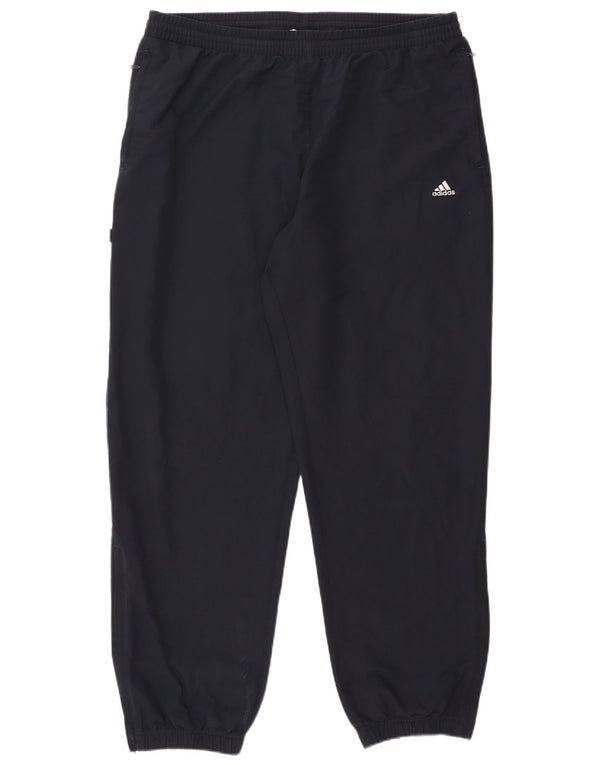 Adidas Mens Tracksuit Trousers Joggers 2XL  Navy Blue Polyester