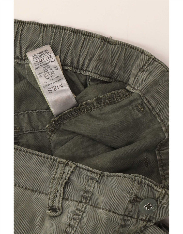 Pantaloni cargo da jogging da donna Marks & Spencer UK 12 Medium W32 L26 Cachi