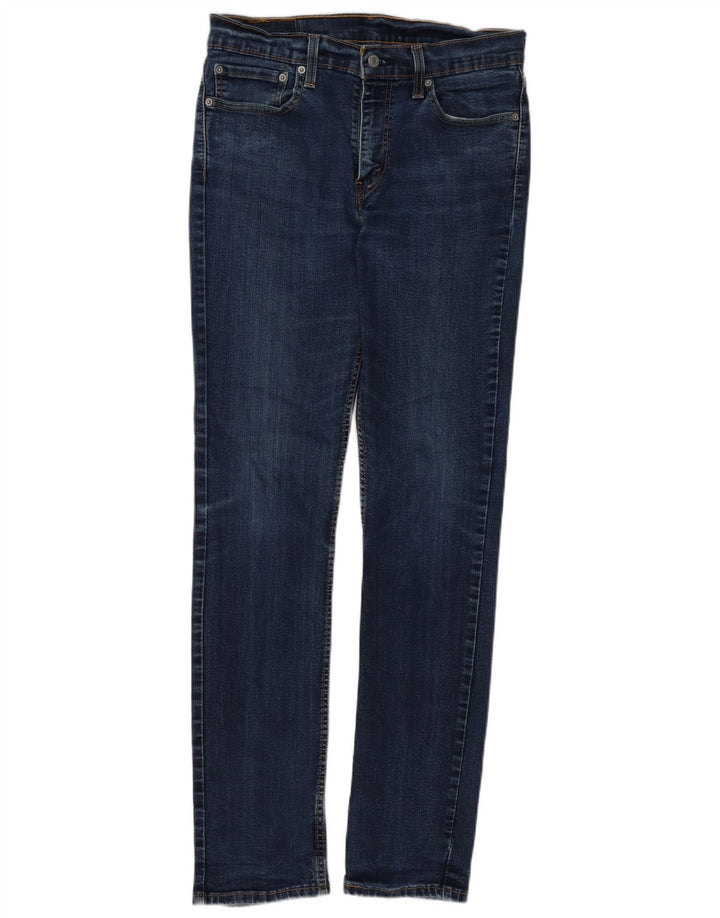 Jeans Levi's Uomo 511 Slim W32 L34 Cotone Blu Navy