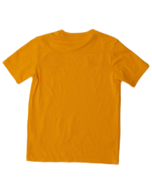 T-shirt grafica Nike da bambino Dri Fit Graphic 8-9 anni piccola in poliestere giallo