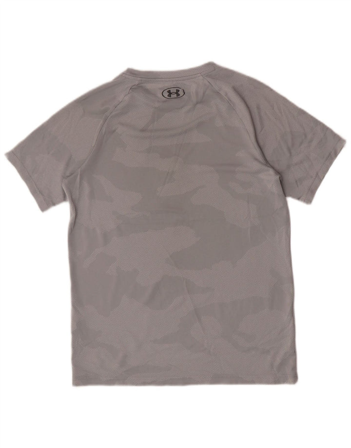 Maglietta Under Armour per ragazzi 13-14 anni XL Poliestere mimetico grigio