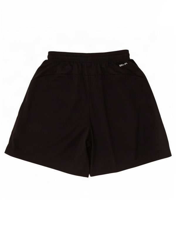 Pantaloncini sportivi Nike Dri Fit da uomo, colore nero medio, in poliestere color block
