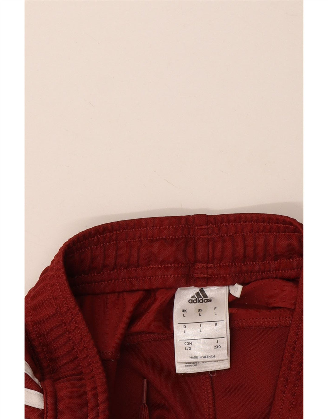 Pantaloni da tuta Adidas Climacool da uomo grandi in poliestere bordeaux