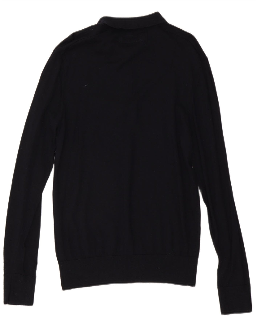 ALL SAINTS Maglione da uomo con collo alto XL Lana blu navy