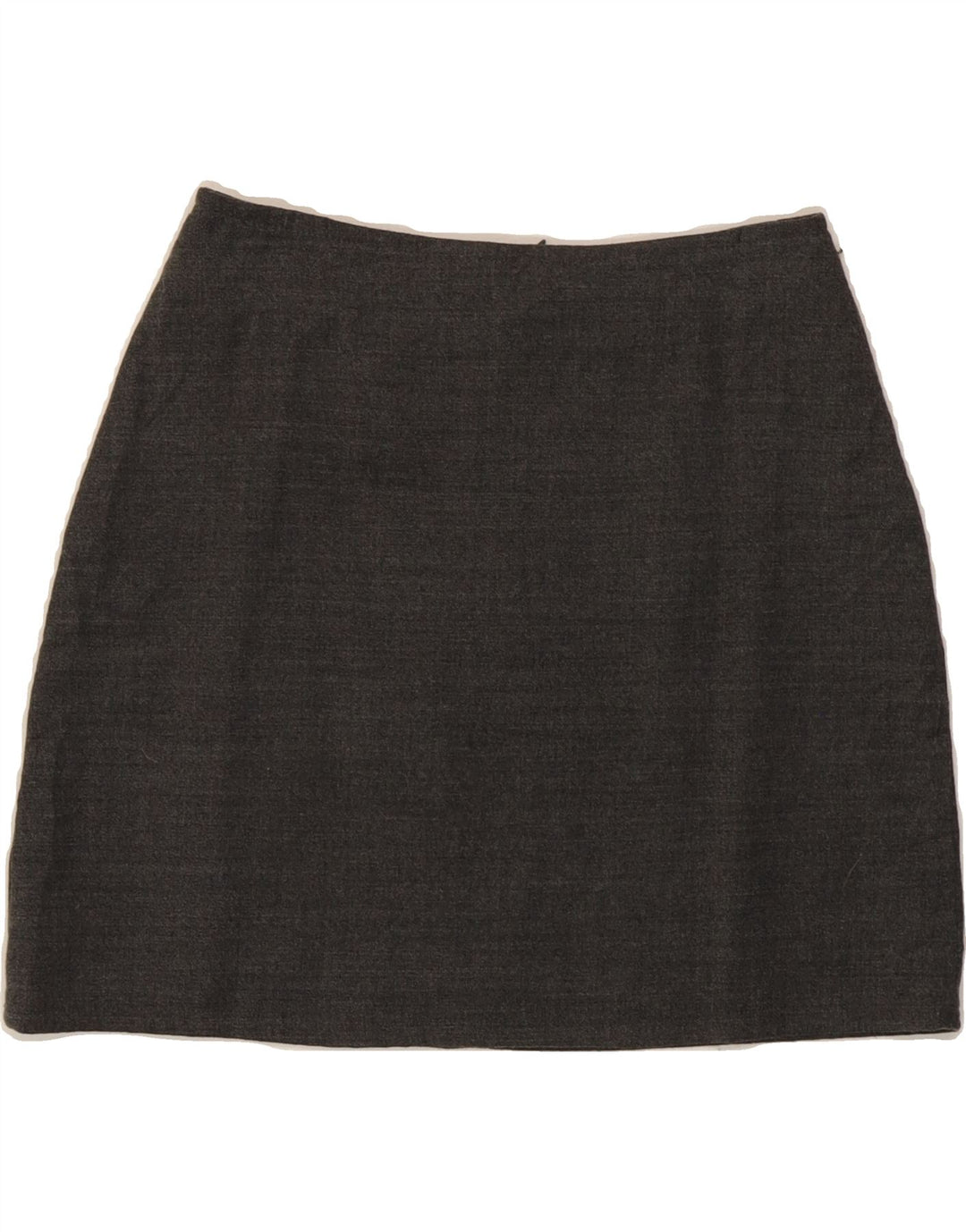 ONYX Womens Mini Skirt IT 42 Medium W26  Grey Cotton Vintage Onyx and Second-Hand Onyx from Messina Hembry 