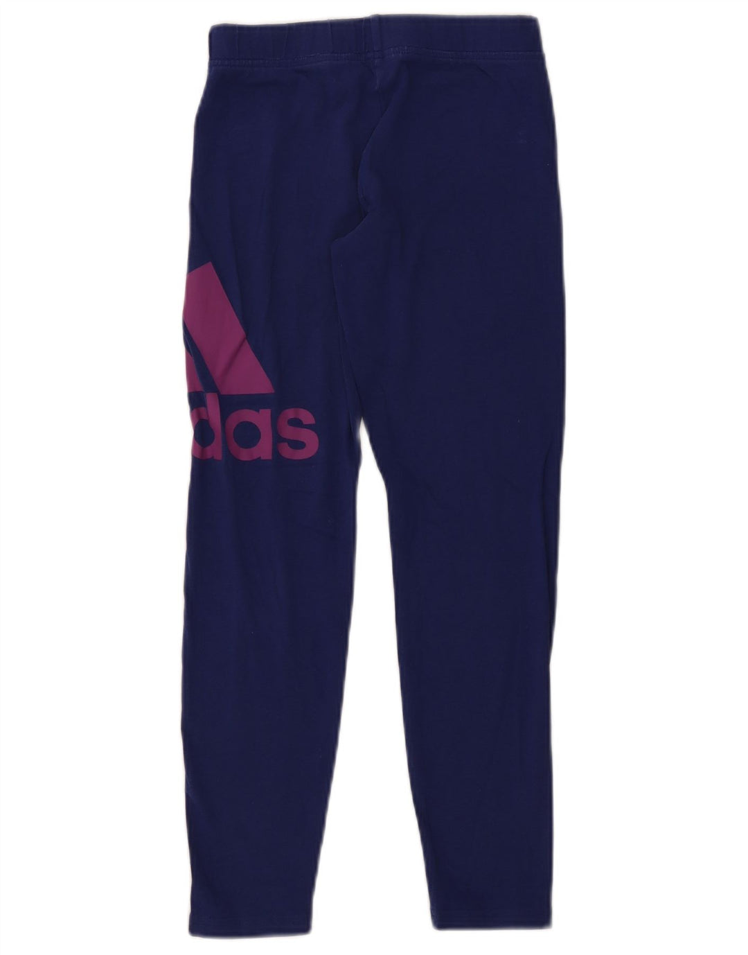 Leggings grafici Adidas per ragazze 11-12 anni blu navy