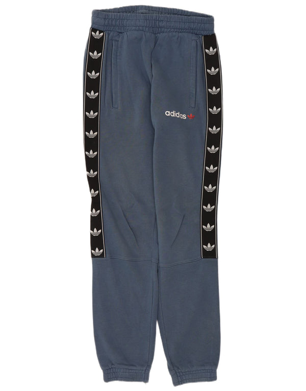 ADIDAS Pantaloni da tuta grafica da uomo Joggers Small Blu navy Colorblock