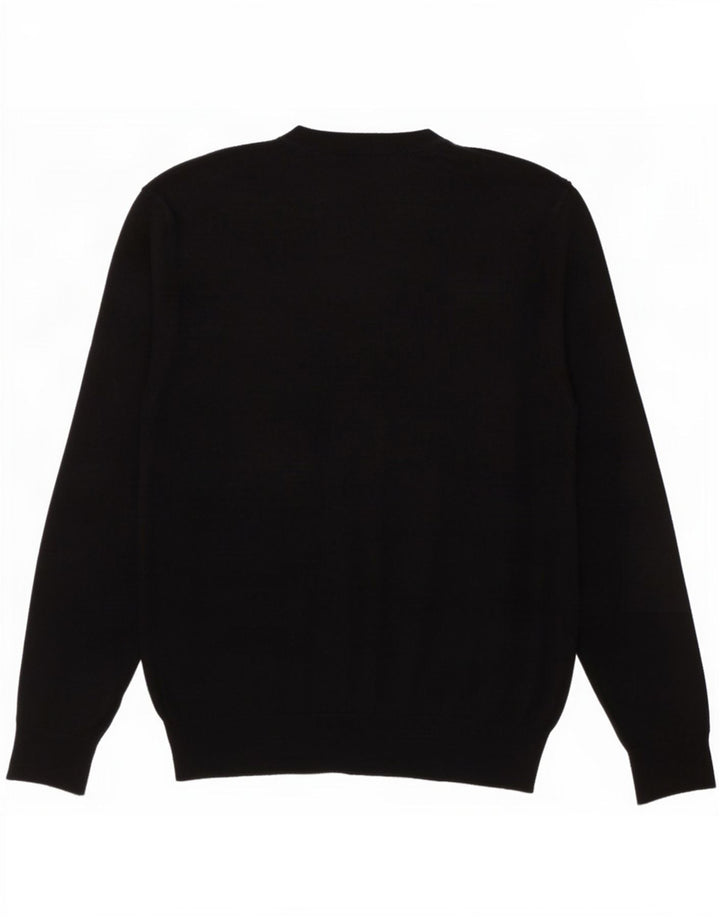 Maglione maglione girocollo da uomo Paul Smith grande cotone nero